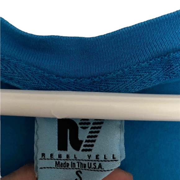 Rebel Yell “Blondes Do It Better” V Neck Flowy T shirt Tunic Size S - Picture 3 of 6